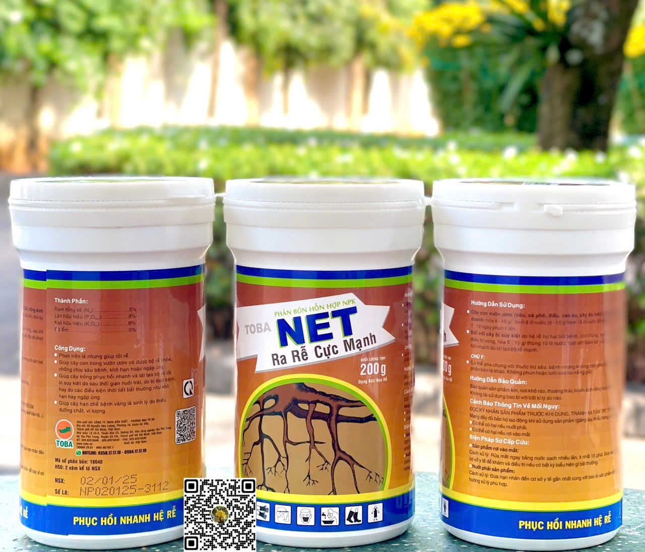 Toba - Net Ra Rễ - 200gr x 40 hộp