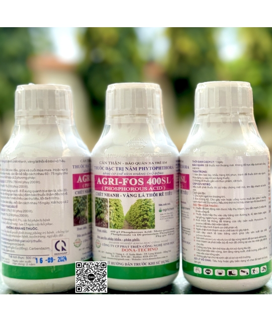 Agri Fos 400SL Tiêu - 500ml x 20 chai