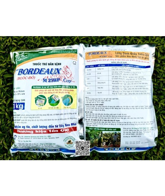 Bordo Cop 25WP - 1kg x 20 bịch