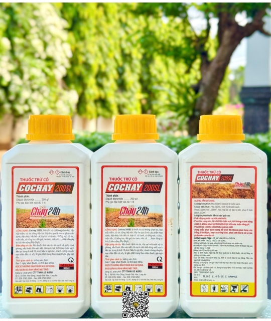 Cỏ Cháy 200SL 24H Nâu - 900ml x 20 chai