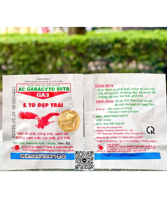 AC Gabacyto 50TB - 5 gr (10 bịch x 100 viên) (Gibber Con Ó)
