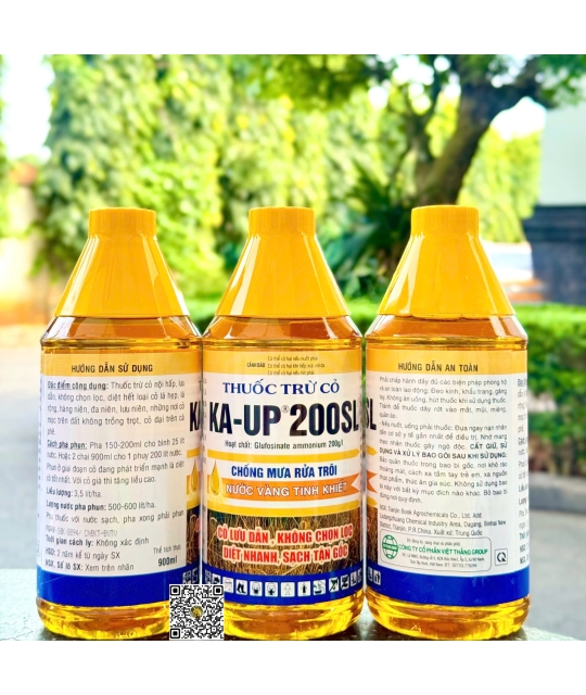 Ka-Up 200SL- 900ml x 20 chai (nước vàng)