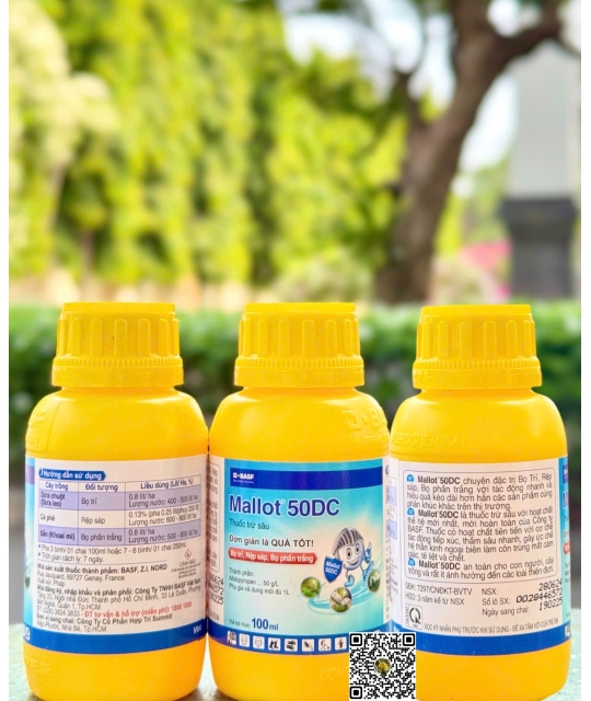 Mallot 50DC - 100ml x 100 chai