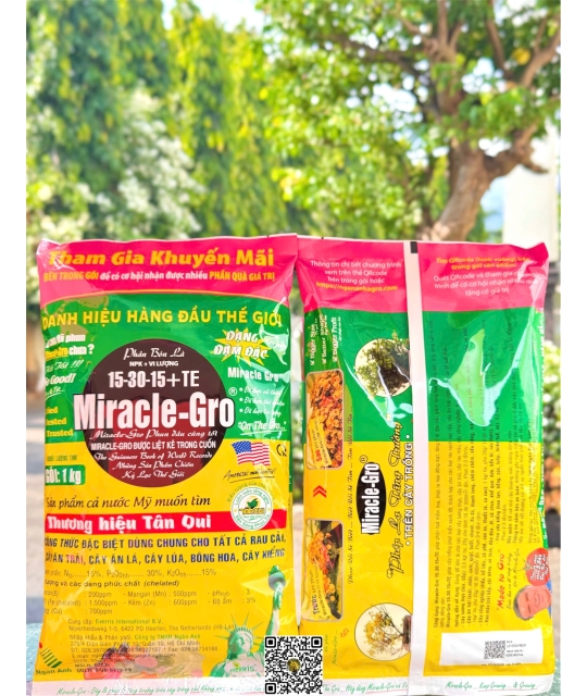 Miracle Gro 15.30.15 - 1kg x 20 bịch