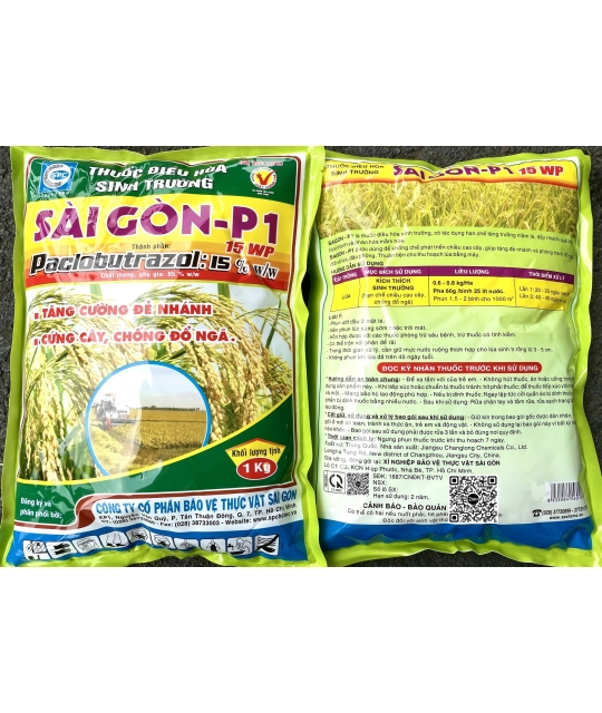 Paclo 15% (Sai Gon - P1 15WP) - 1kg x 20 kg