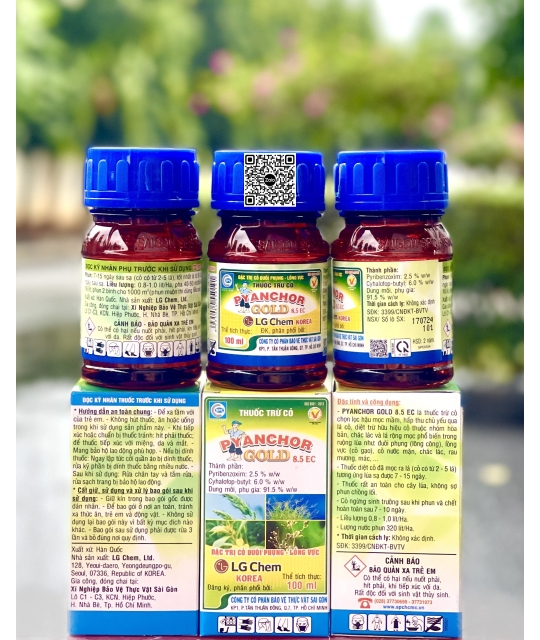 Pyanchor Gold 8.5EC - 100ml x 100 chai