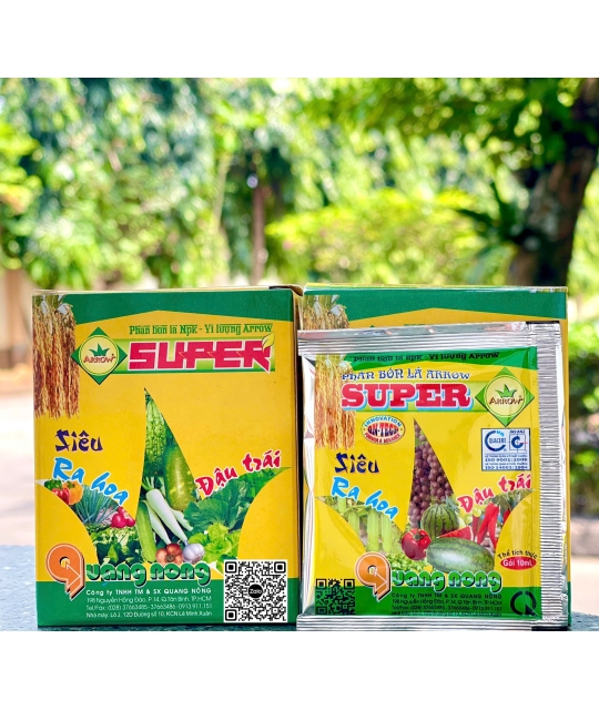 QN - Ra Hoa Đậu Trái - 10ml (1T = 10H L, 1H L = 100 gói)