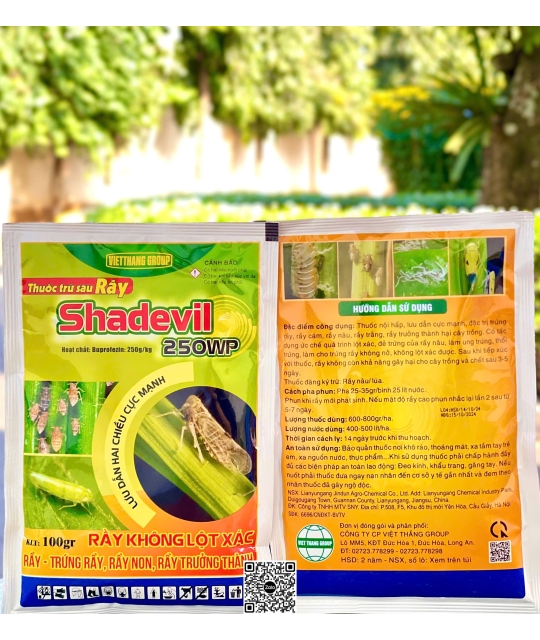 Shadevil 250WP 100gr x (2 hộp x 50 gói)