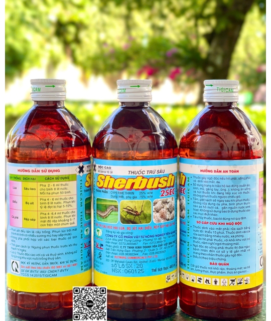 Sherbush 25EC - 450ml x 30 chai