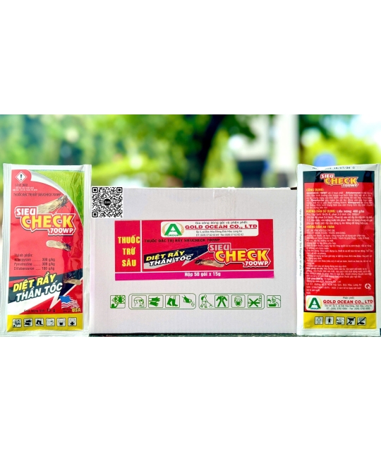 Siêu Check Đỏ 700WP - 15gr (4h x 50 gói)