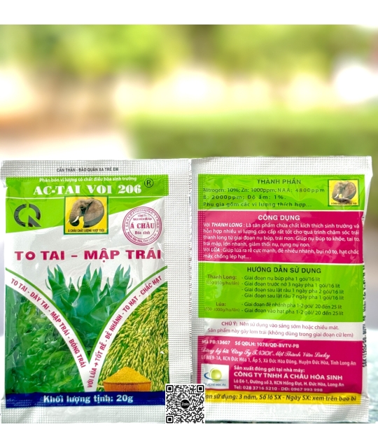 To Tai Mập Trái (AC-Tai Voi) - 20gr (8h x 100 goi)