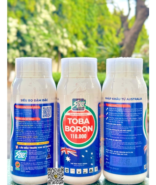 Toba - Boron - 500ml x 24 chai