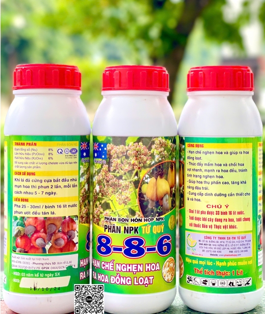 TQ - Ra Hoa Điều (8-8-6) - 1 lít x 20 chai