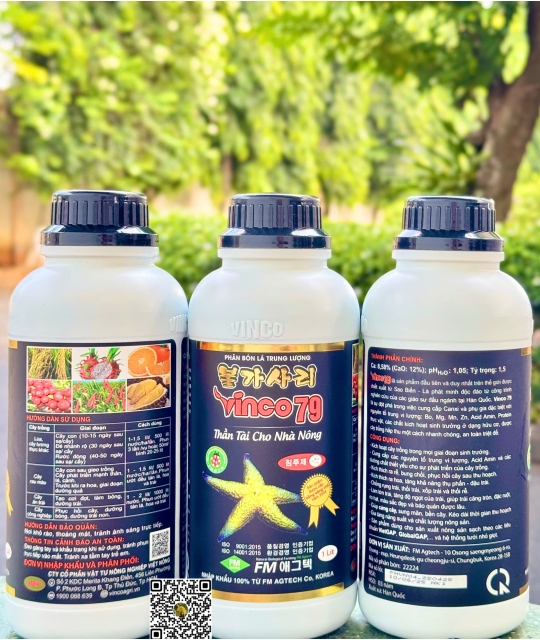 Vinco 79 - 1 lít x 15 chai