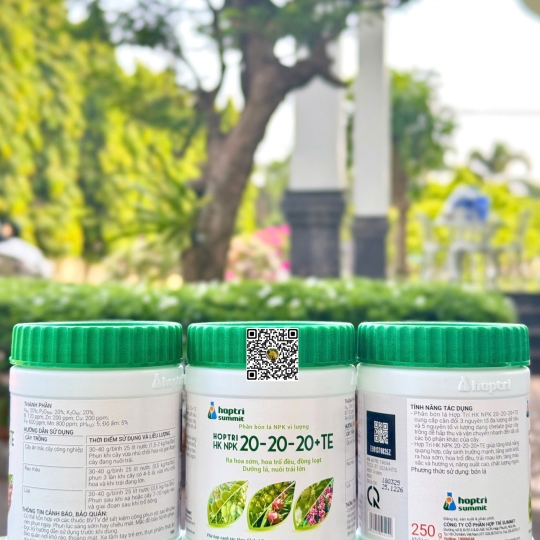 HK NPK 20-20-20 - 250gr + TE x 72 hũ
