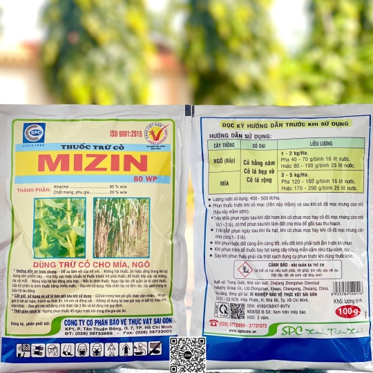 Mizin 80WP - 100gr x 100 gói