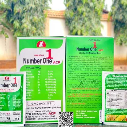 Number One - 25gr (10 hộp x 20 gói)