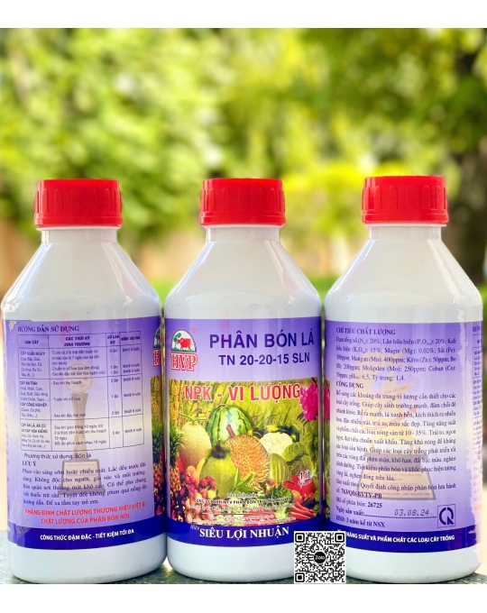 20.20.15 HVP - 1 Lít x 20 chai (TN - 1001S)