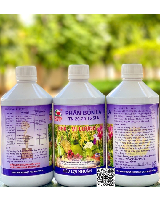 20.20.15 HVP - 500ml x 40 chai (TN - 101S)