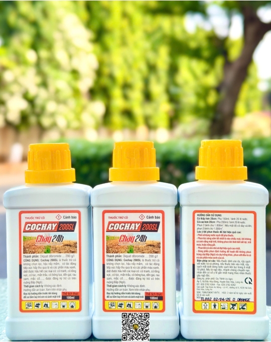 Cỏ Cháy 200SL 24H trắng - 100ml x 200 chai