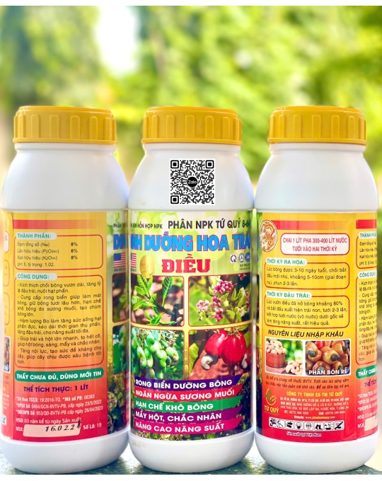 TQ - Dinh Dưỡng Điều - 1 lít (8-6-8) x 20 chai