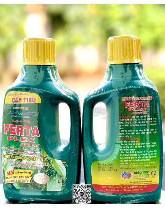 DN Tiêu Xanh - 1 lít x 12 chai (Fertaplex)