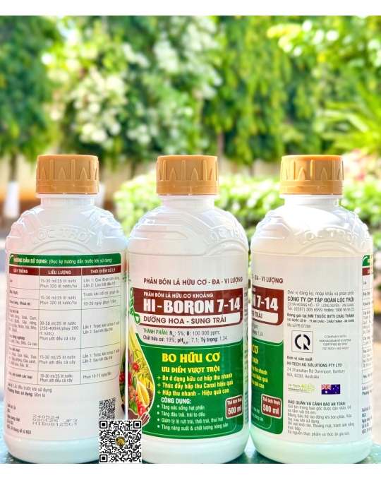 Hi Boron 7.14 - 500ml x 20 chai