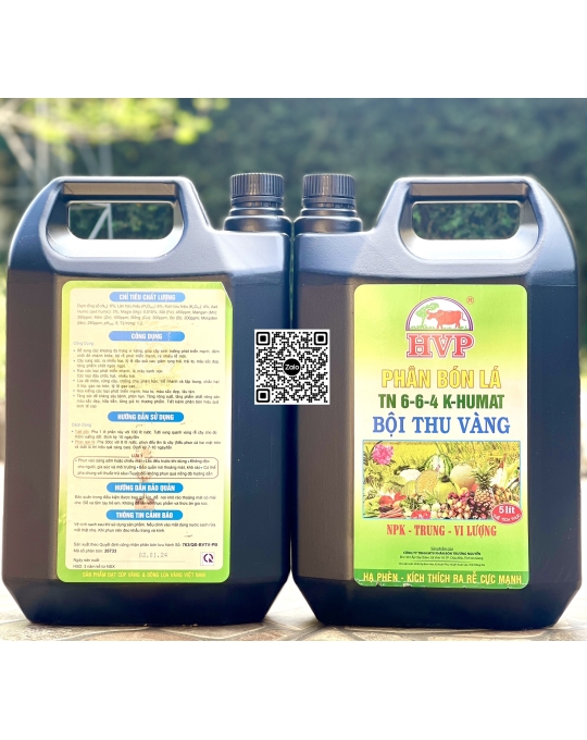 K Humat 6.6.4 HVP - 5 lít (Đen) x 4 Can