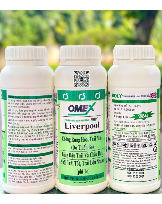 Liverpool - 1 lít x 12 chai