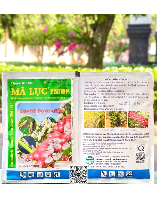 Mã Lục 250WP - 100gr (100 gói)