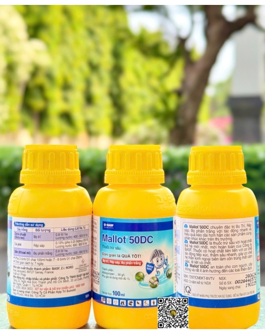 Mallot 50DC - 100ml x 100 chai