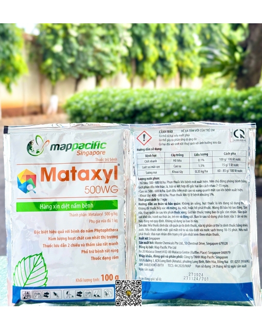 Mataxyl 500WG Cốm - 100gr x 100 gói