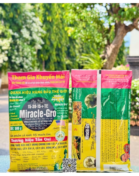 Miracle Gro 15.30.15 - 500gr x 40 bịch