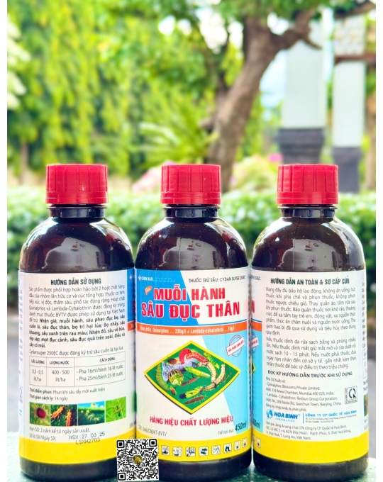 Cydan Super 250EC - 450ml x 30 chai ( Muỗi Hành - Sâu Đục Thân)