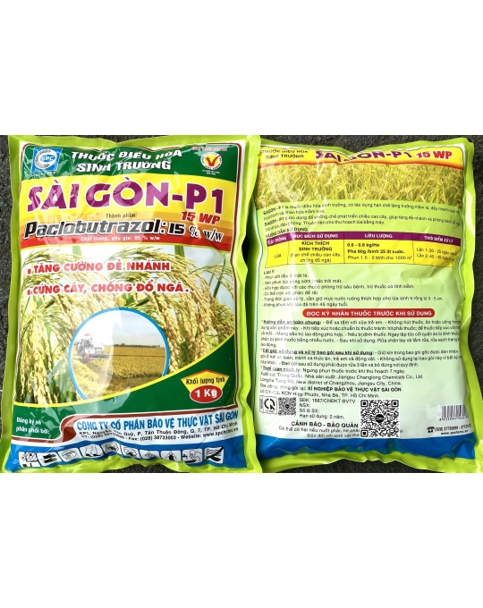 Paclo 15% (Sai Gon - P1 15WP) - 1kg x 20 kg