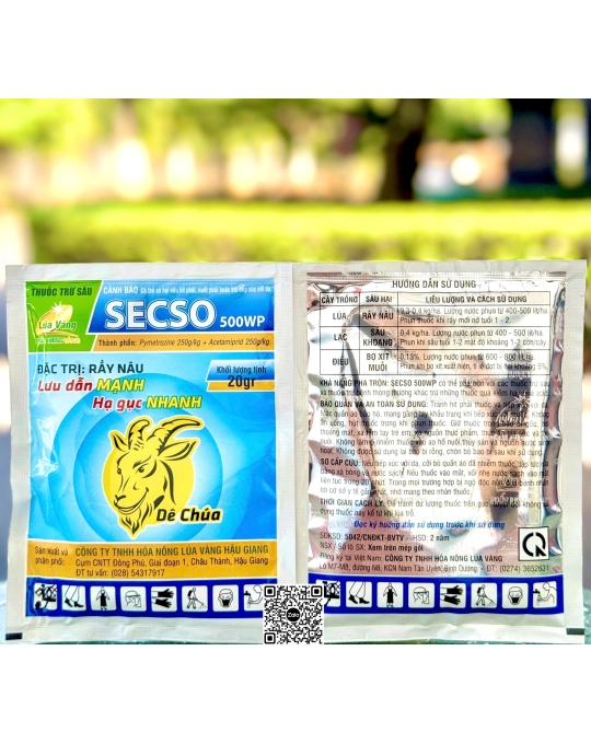 Secso 500WP - 20gr ( 4 hộp x 50 gói )