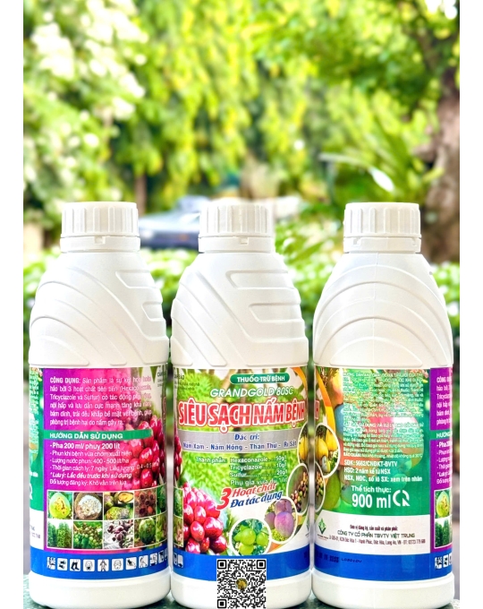 Siêu Sạch Nấm Bệnh 80SC - 900ml x 20 chai (GrandGold)