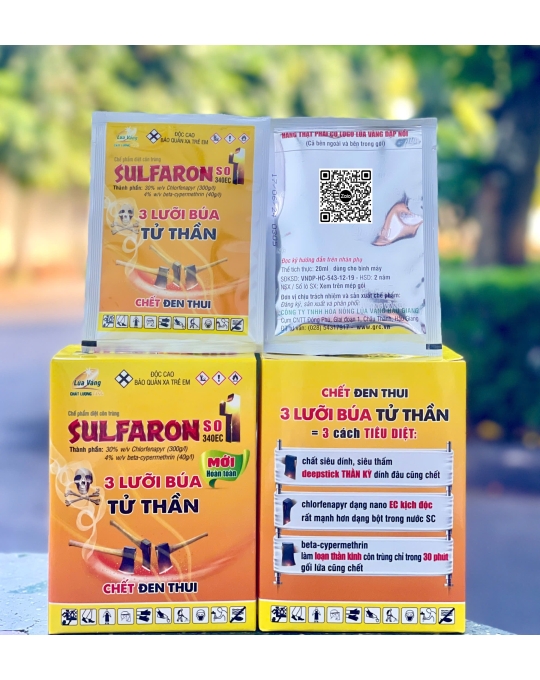 SULFARON SỐ 1 340EC - 20ML (50h x 10 gói) Lưỡi Búa