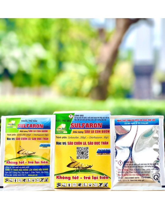 Sulfaron 250EC - 24ml (50h x 10g) sâu lá con bướm