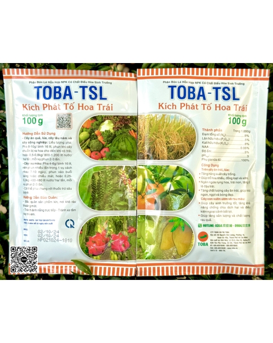 Toba - Kích Phát Tố - 100gr x 120 gói (KPT)