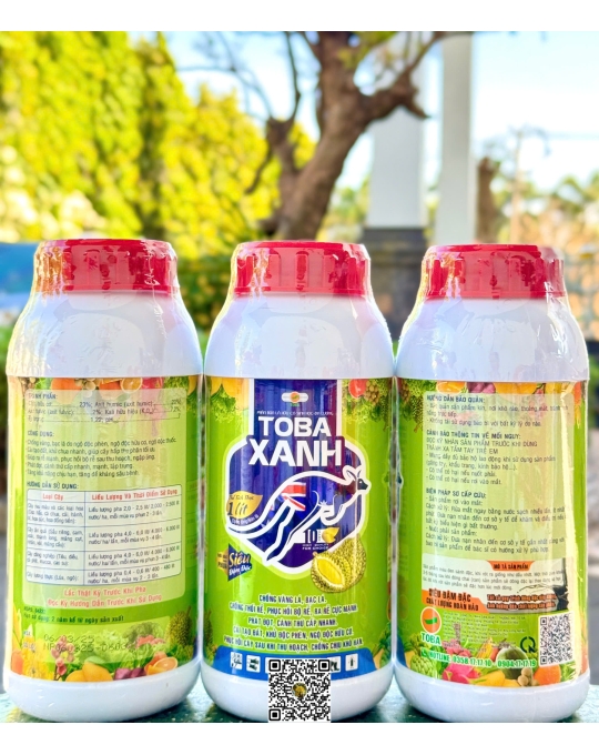 Toba - Xanh Sầu Riêng - 1 lít