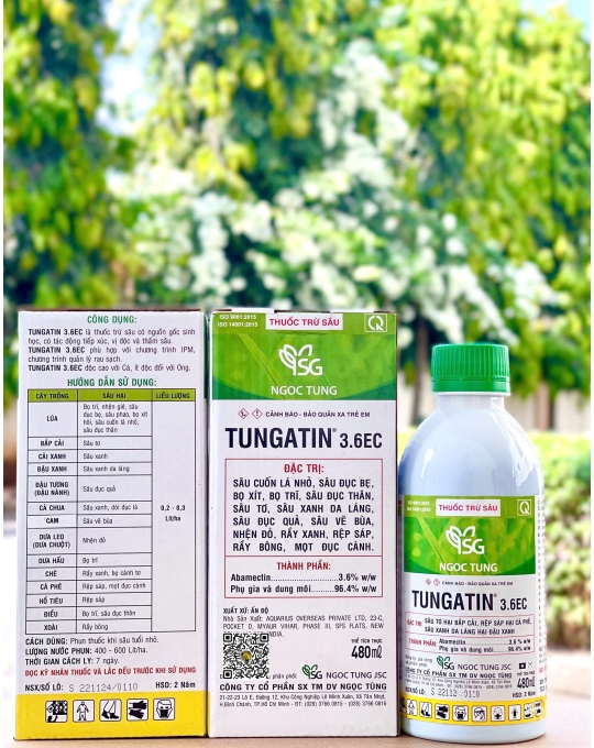 Tungatin 3.6EC - 480ml x 40 chai