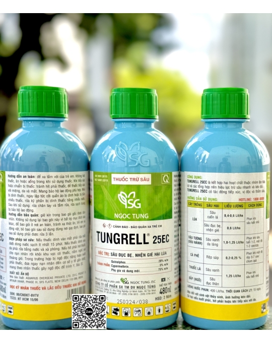 Tungrell 25EC - 480ml x 30 chai