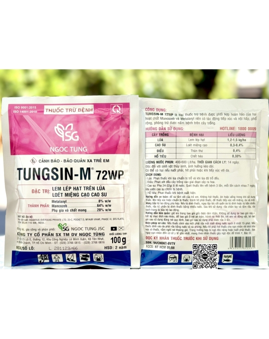 Tungsin M 72WP - 100gr (4h x 25 gói)